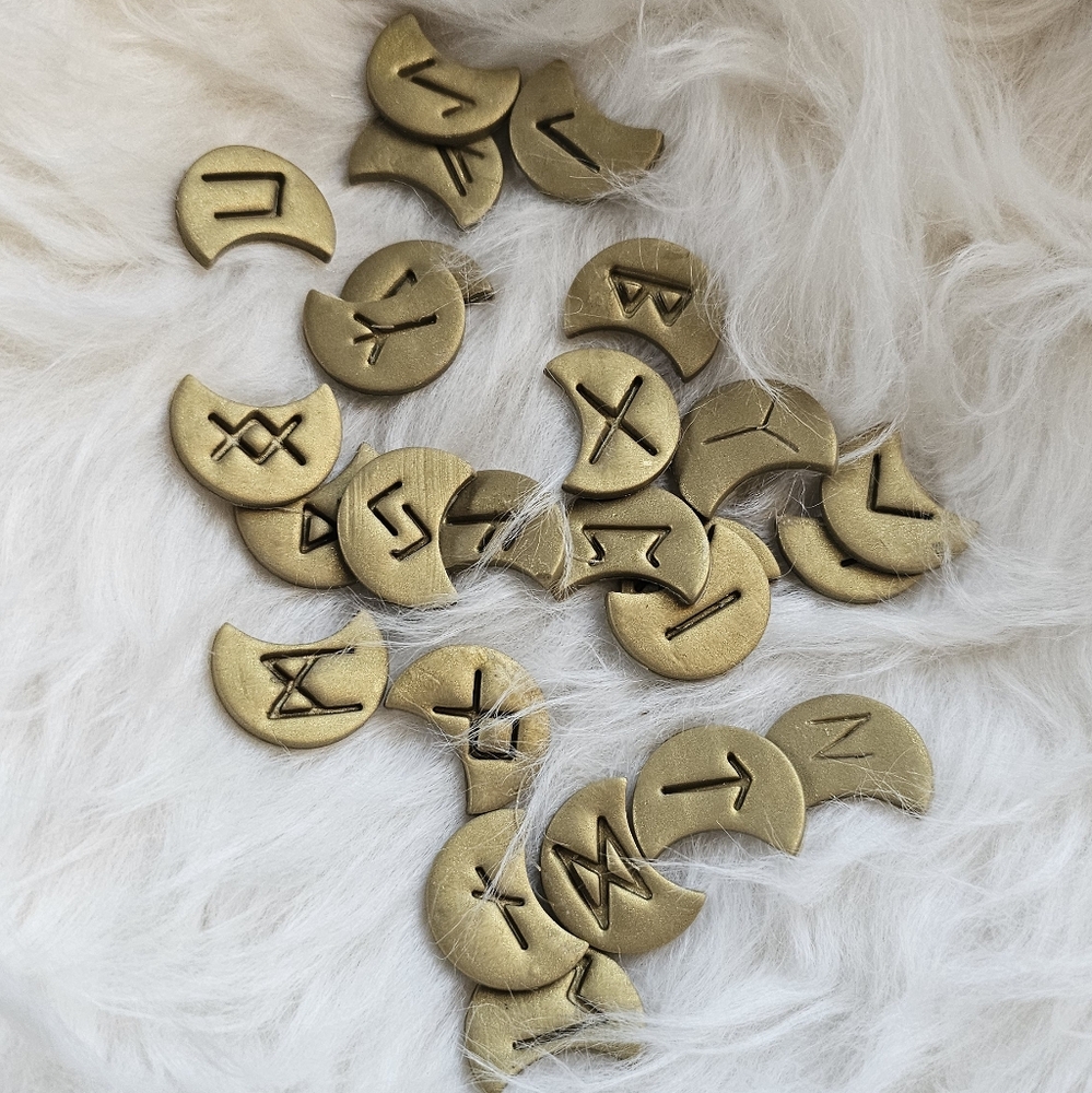 Runes , divination tools, moon runes, tarot cards, handmade,  witchy tools